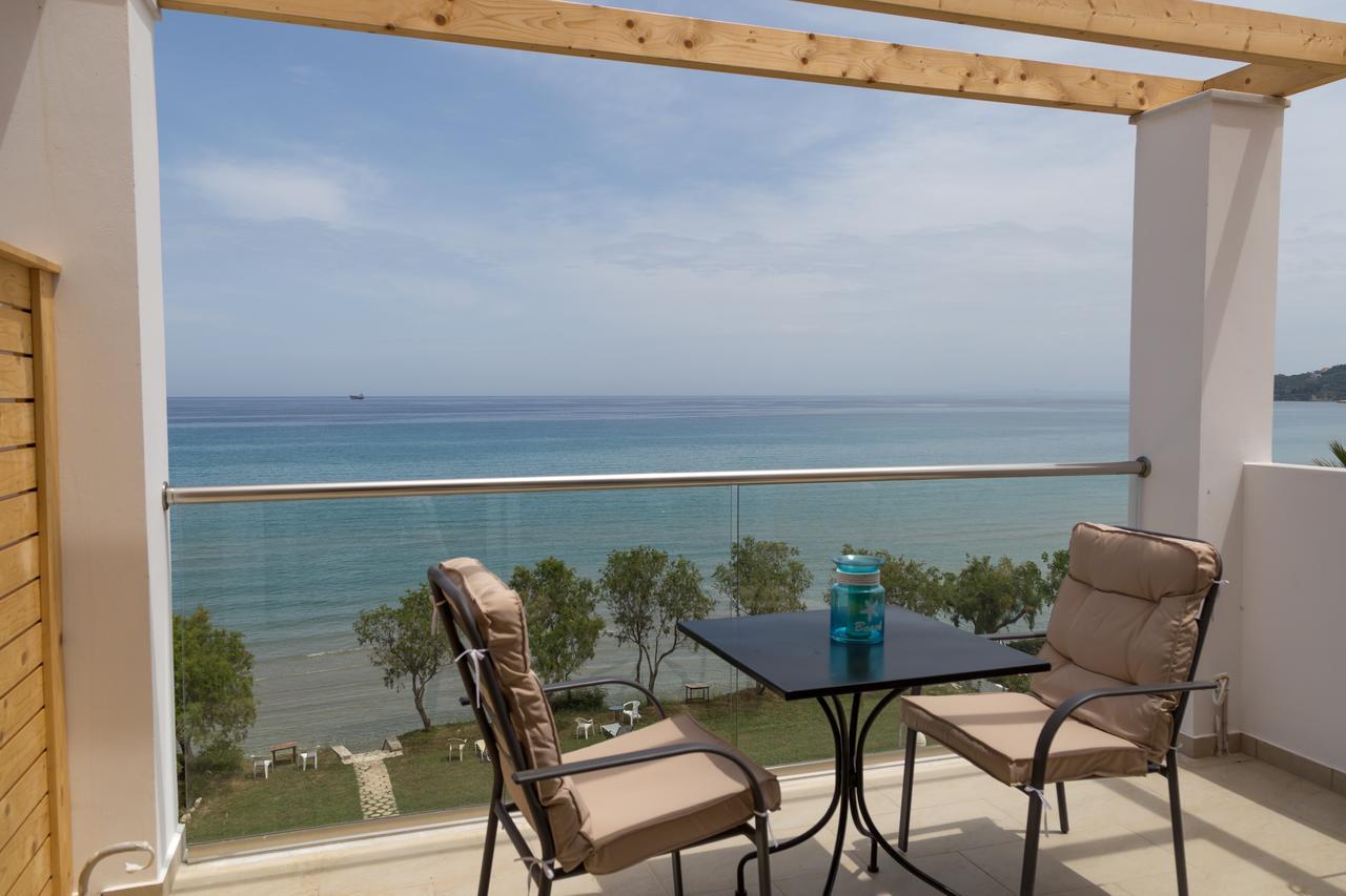 Laura Beach House Alykes  Bagian luar foto