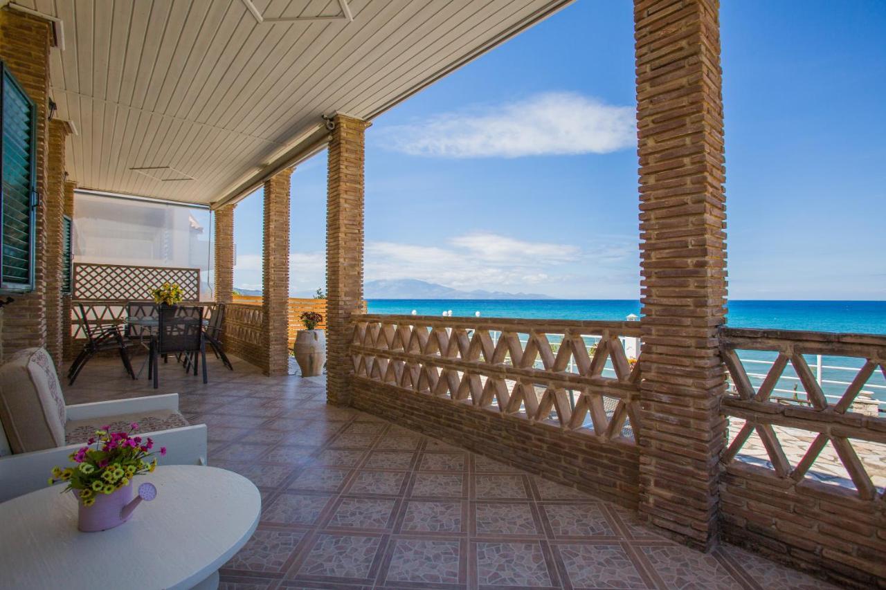 Laura Beach House Alykes  Bagian luar foto